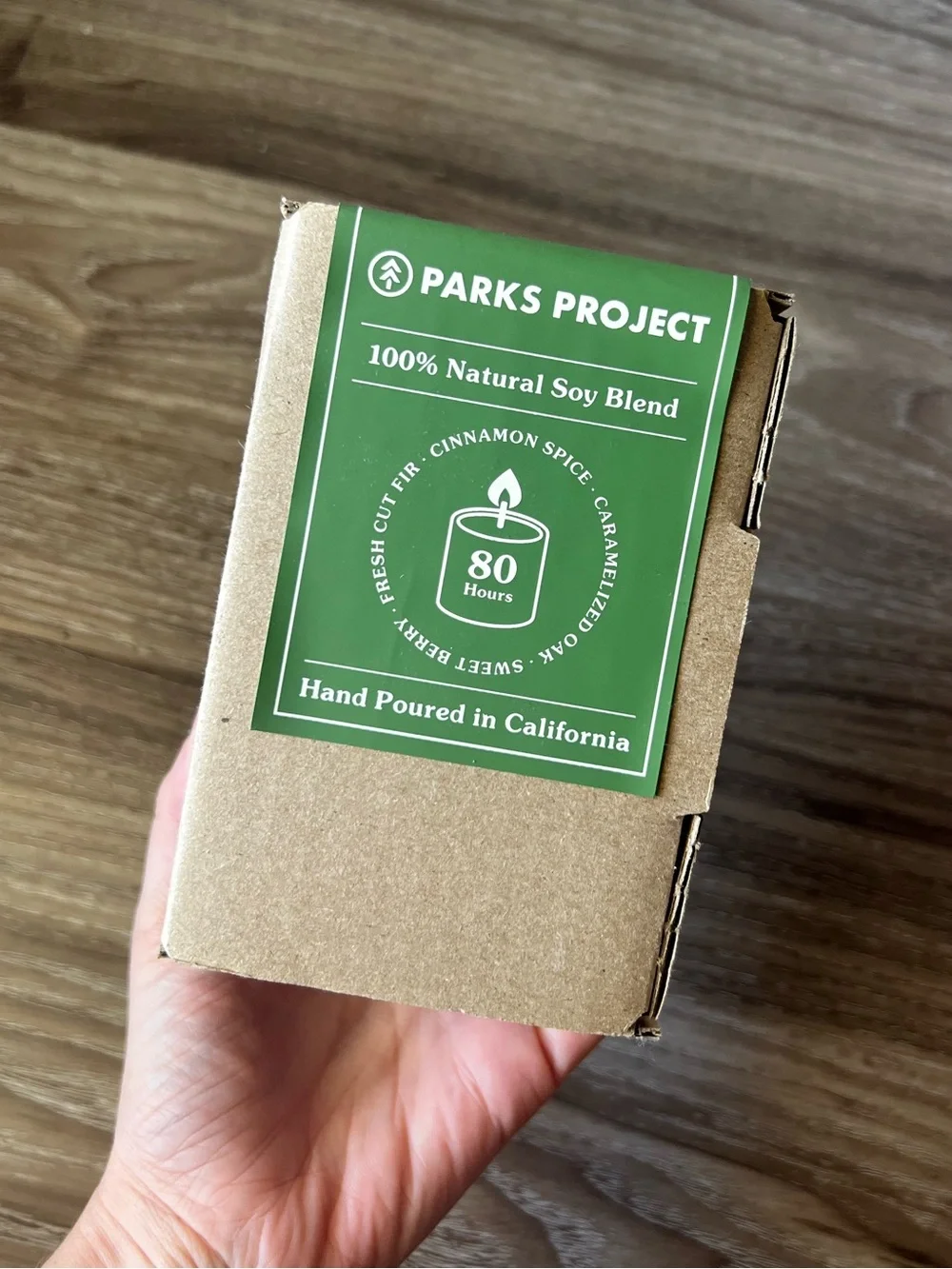 NWT Parks Project Candle Take Me To A National Park 100% Soy Winter Woods
